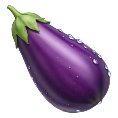 drippy eggplant  sticker