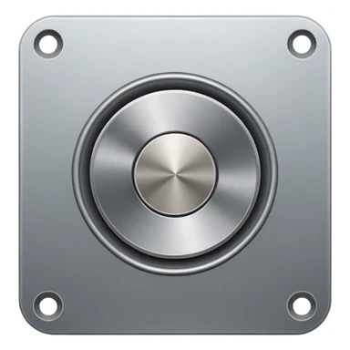 mac os icon metal mute no sound audio  🔇  sticker