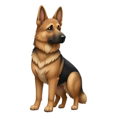 German sheepdog sticker