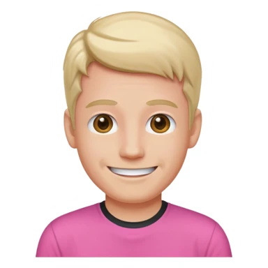 Barbie doll Ken Head pink t-shirt sticker