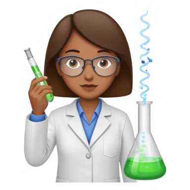 chemistry lab with teacher sticker