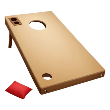 Cornhole board sticker