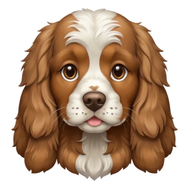 Merle cocker spaniel sticker