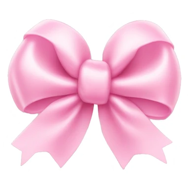 Baby pink bow heart sticker