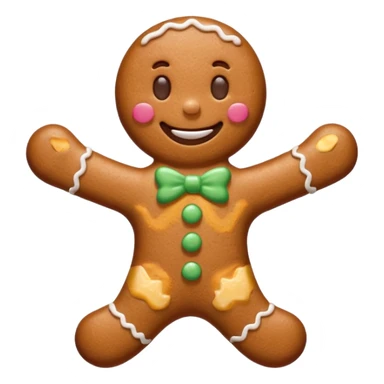 Gingerbread stylised sticker
