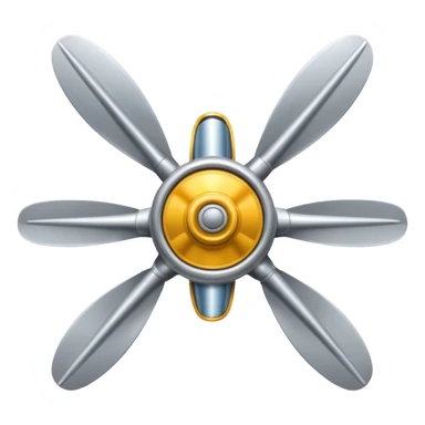 airplane propeller sticker