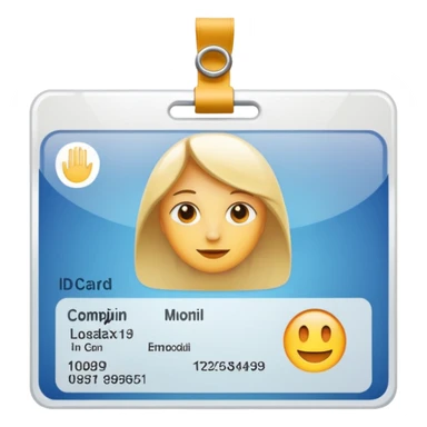 ID Card Scan sticker
