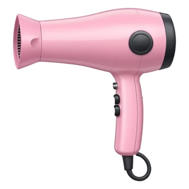 light pink hair dryer sticker