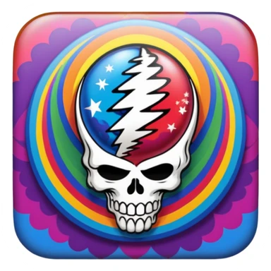 grateful dea sticker