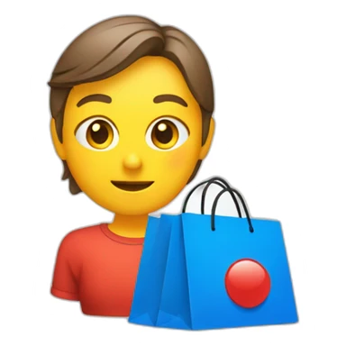 shopping discount application with primary color #F25C55 sticker