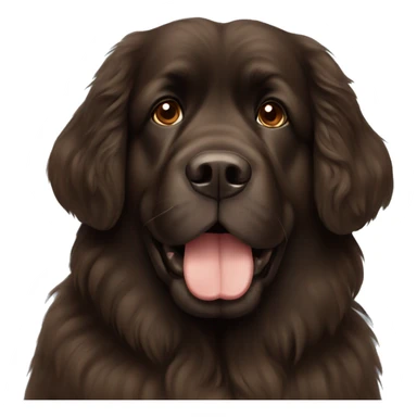 brown newfoundland  sticker