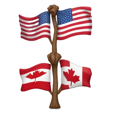 Usa and Canadá  sticker