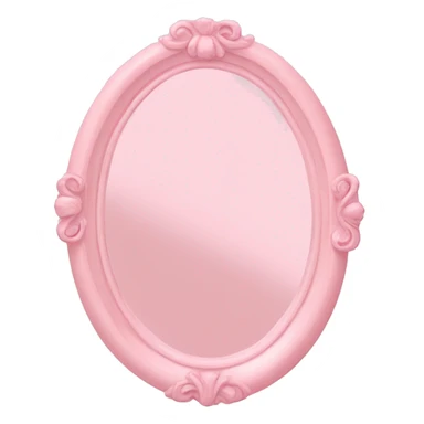 pastel pink mirror sticker