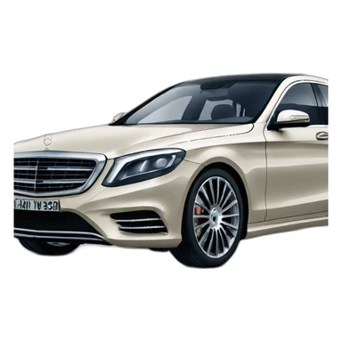 a mercedes s class sticker