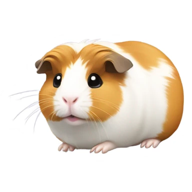 guinea pig with chains  sticker