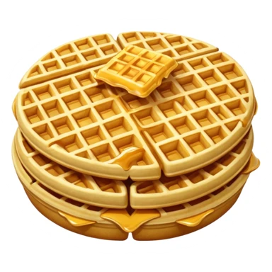 Waffle fries sticker