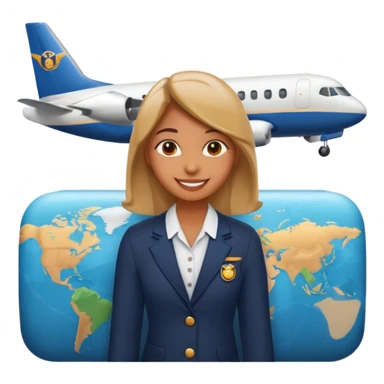 Create two emoji characters.

Left: a stressed student preparing for IELTS, holding books and coffee, tired face, exam stress.

Right: a happy confident student after IELTS, traveling abroad, airplane, university, freedom, smiling.

Style: Apple emoji, clean, simple, white background. sticker