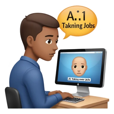 AI Taking over jobs sticker