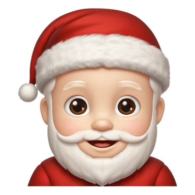 Santa bebê risa sticker