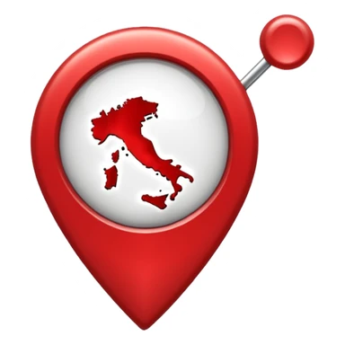 location pin italy sticker