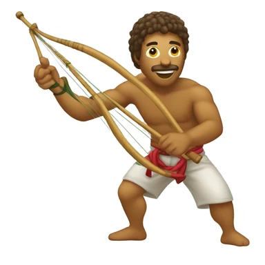 berimbau capoeira  sticker