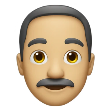 cabeça-metade sticker