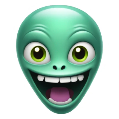Happy alien  sticker