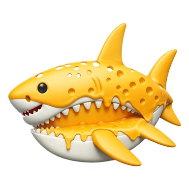 jaws with cheese sticker