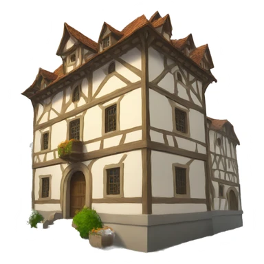 medieval luxurious town hall sticker