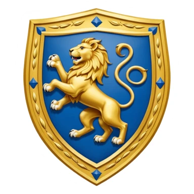 Lion rampant emoji like chelsea football team sticker