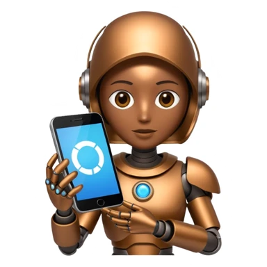 Create for me an image or emoji when an AI comes & changes the world of search engines. sticker