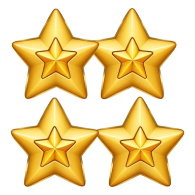 3 stars sticker