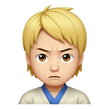 Zenitsu Agatsuma Annoyed sticker