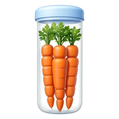 packaged baby carrots sticker
