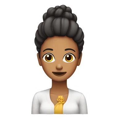 Chica que pinta uñas sticker