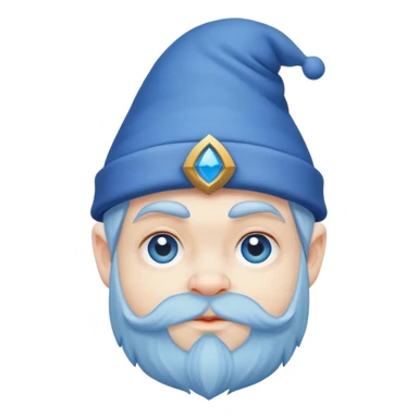 young dwarf with blue hat sticker