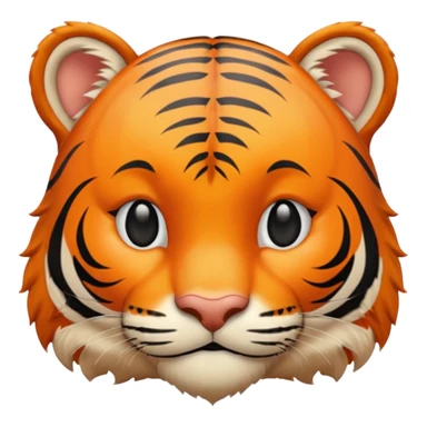 Tête de tigre qui sourit sticker