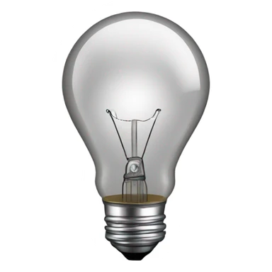 a lightbulb representing an idea sticker
