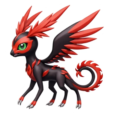 Meloetta-Yveltal-Nargacuga-Pokémon-Fakémon-creature sticker