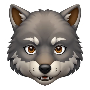 Wolf that is manly sticker