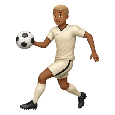 A Man playing Football  sticker