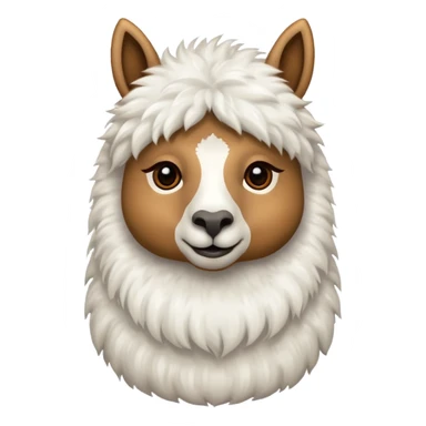 Lama relaxing sticker