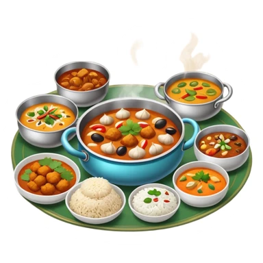 home cooked indian food sticker