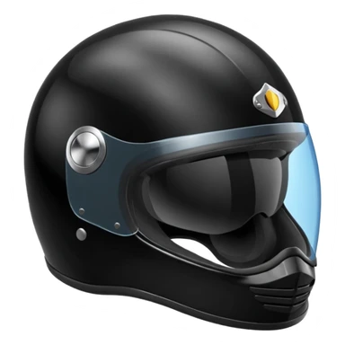 Biker helmet black in colour  sticker