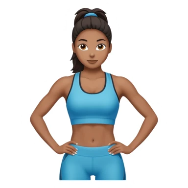 fitness woman sticker