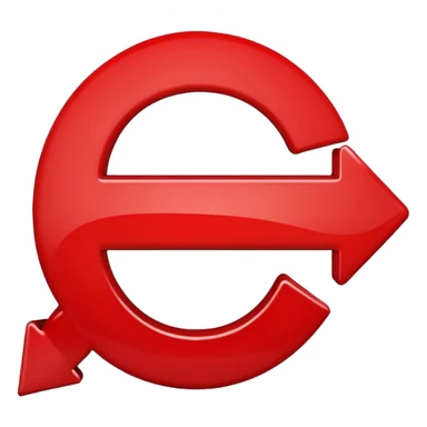 plus and percentage sign in red sticker