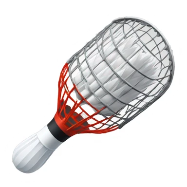badminton shuttlecock sticker