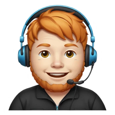 CaseOh, the fat ginger streamer sticker