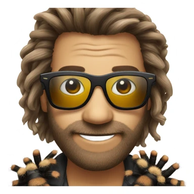 Tarantula with raybans  sticker