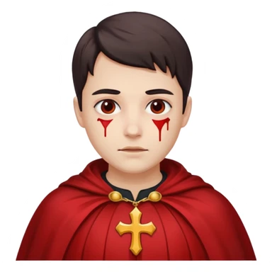 Caped Hero fake sticker
